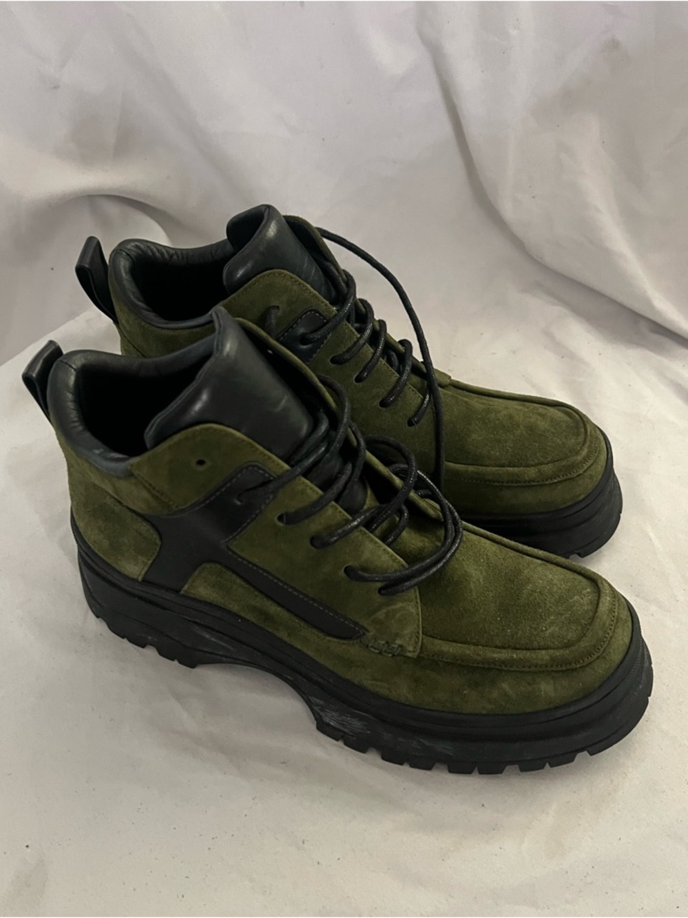 STAUD ROCKY LEATHER / SUEDE LACE UP BOOTS EU 39/ US 9 $475 - Picture 9 of 10